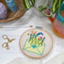 Floral Envelope Embroidery Kit, thumbnail 4 of 7