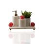Handmade White Marble Bathroom Set, thumbnail 2 of 2