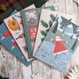 Midcentury Christmas Card Multipack Of Five Or Ten, thumbnail 1 of 6