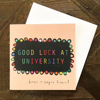 University Good Luck Card, 3 of 4