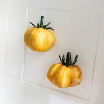 Ceramic Kitchen Wall Art: Two Yellow Tomatoes, 3 of 4