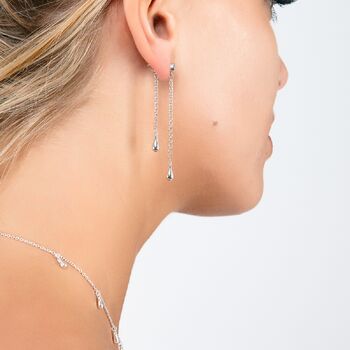 Interchangeable Drops With White Topaz, 2 of 5