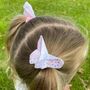 Fabric Butterfly Hair Bands For Little Girls Hair, thumbnail 3 of 12