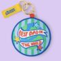 Best Dad In The World Keyring, thumbnail 2 of 2
