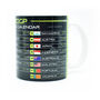 Moto 2026 Gp Racing Calendar Mug Neon Green Edition, thumbnail 2 of 3