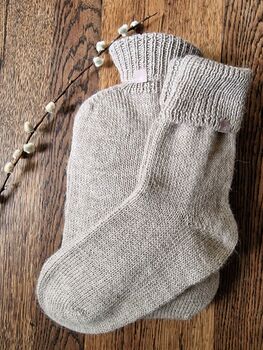 Luxury Alpaca Bed Socks, 2 of 8