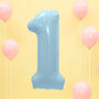 Blue Any Age Foil Number Birthday Balloon, thumbnail 2 of 10