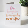 Happily Ever After Personalised Wedding Card, thumbnail 3 of 4