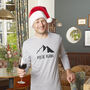 Piste Again Men's Long Sleeved Christmas T Shirt, thumbnail 2 of 6