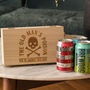 Personalised Old Man's Poison Dad Gift Beer Box, thumbnail 5 of 5