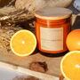 Spiced Orange Candle With Wooden Lid Large, thumbnail 1 of 2