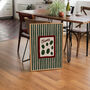 Olives Striped Kitchen Wall Art Print, thumbnail 7 of 8