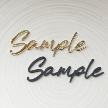 Personalised Acrylic Place Name Table Settings Wedding Events, 4 of 4