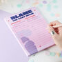 Baby Brain Preganancy Tear Off Notepad, thumbnail 1 of 5