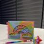 Rainbow Popper Notebook, Star Popper Pen, Christmas Eve Box, Stocking Fillers, thumbnail 4 of 4