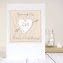 Personalised Cupid Heart Wedding Or Anniversary Card, thumbnail 1 of 12