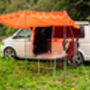 Retro Campervan/Caravan Sun Canopy Shade Orange, thumbnail 3 of 4