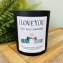 Personalised Silly Sausage Valentines Candle Gift, thumbnail 2 of 11