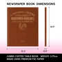 Dallas Cowboys Personalised Gift Newspaper Book, thumbnail 5 of 9