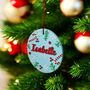 Personalised Decorative Christmas Bauble, thumbnail 2 of 3