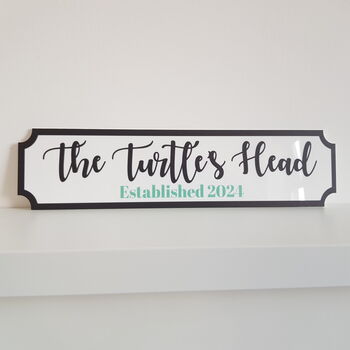 Personalised Home Bar Sign, 2 of 2