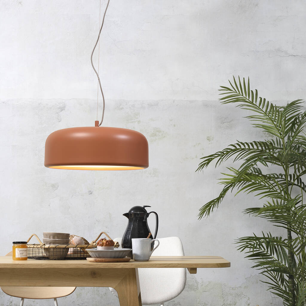 Terracotta Hanging Pendant Light By Lime Lace