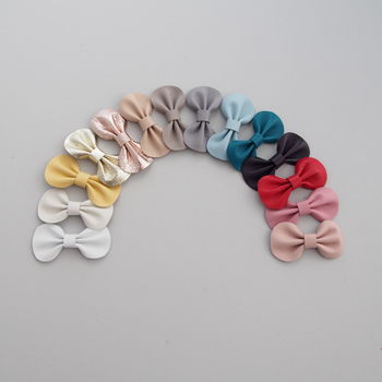 Little Love Bow Hair Clip Set/ Pick Your Own Colours, 7 of 12