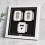 Personalised Lesbian Couples Gift Royal Lioness Playing Cards Frame, thumbnail 4 of 9