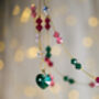 Crystal Christmas Garland, Handmade, thumbnail 6 of 12