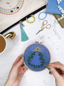 Christmas Tree Embroidery Kit, 8 of 8