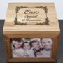 Personalised Large Oak Memory Box, thumbnail 1 of 4
