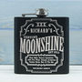 Personalised Moonshine Vintage Hip Flask, thumbnail 1 of 2
