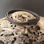 Classic Braided Leather Men's Bracelet, thumbnail 3 of 3