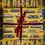 Canal Boat Wrapping Paper, thumbnail 1 of 5