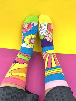 United Oddsocks Hippy Go Lucky Ladies Gift Box Set, 3 of 3