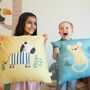 Children's Jungle Animal Cushions And Nursery Cushions, thumbnail 1 of 12