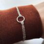 Hammered Circle Bracelet, thumbnail 1 of 2