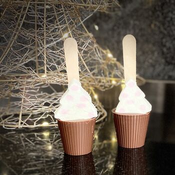 Choc Mallow Hot Chocolate Spoon Set Of Two, 2 of 2