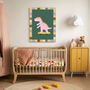 Dinosaur Nursery Art Print, thumbnail 4 of 4