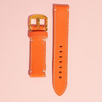 Personalised Leather Apple Watch Strap, 7 of 11