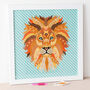 Mandala Lion Diamond Painting Kit, thumbnail 1 of 6