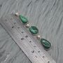 Malachite Pendant: Sterling Silver, thumbnail 4 of 8