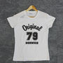 Personalised Original Year And Place Lady Fit T Shirt, thumbnail 2 of 6