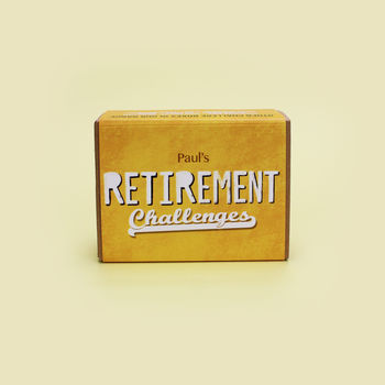 Personalised Retirement Gift Challenges Game, 4 of 4