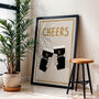 Cheers Guinness Print, thumbnail 4 of 8