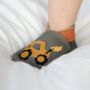 Dotty Fish Yellow Digger Soft Leather Baby Shoes With Barefoot Soles, thumbnail 3 of 8