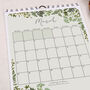 Floral 2024 Calendar For The Wall, thumbnail 2 of 7