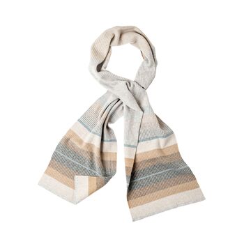 Skye Merino Lambswool Reversible Scarf, 4 of 4