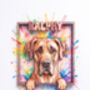 Vibrant Colourful Pet Portrait, thumbnail 3 of 7