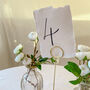 Gold Wedding Table Number Holders, thumbnail 2 of 4